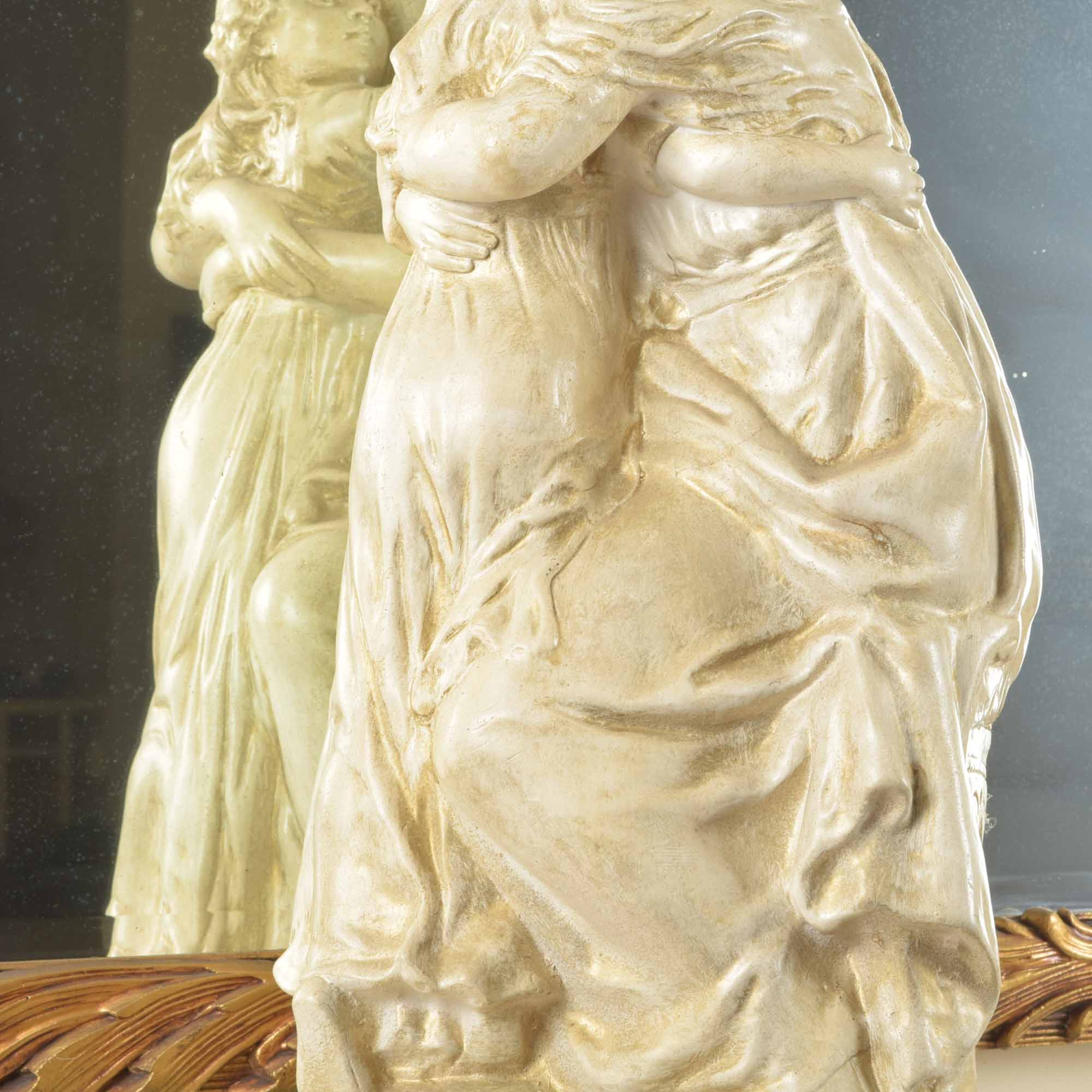 Plaster Statuette of M. Charny's "Vigee LeBrun's Mother and Child"