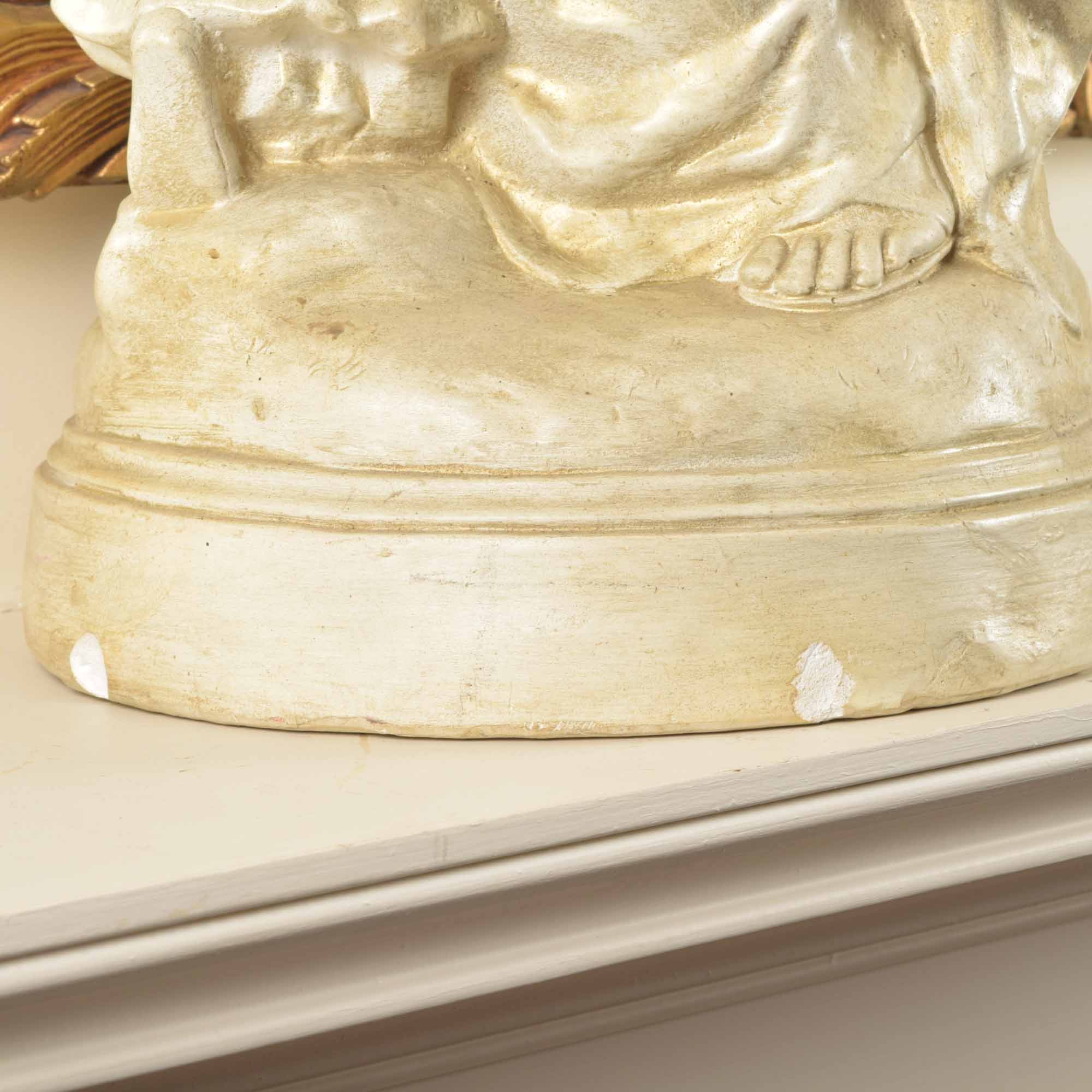 Plaster Statuette of M. Charny's "Vigee LeBrun's Mother and Child"