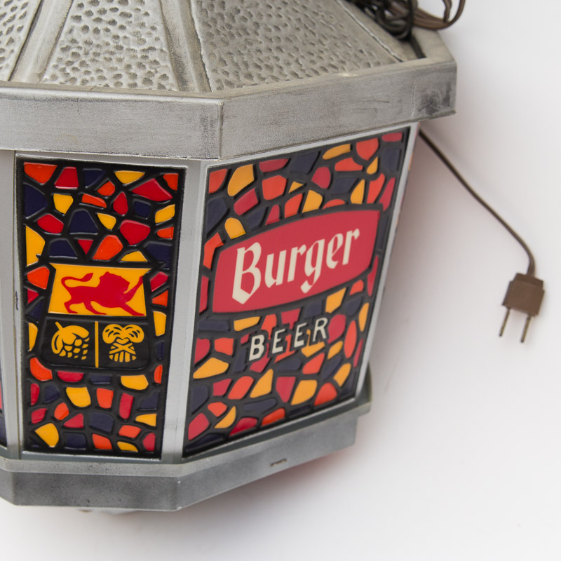 Vintage Burger Beer Sign Lamps and Decor