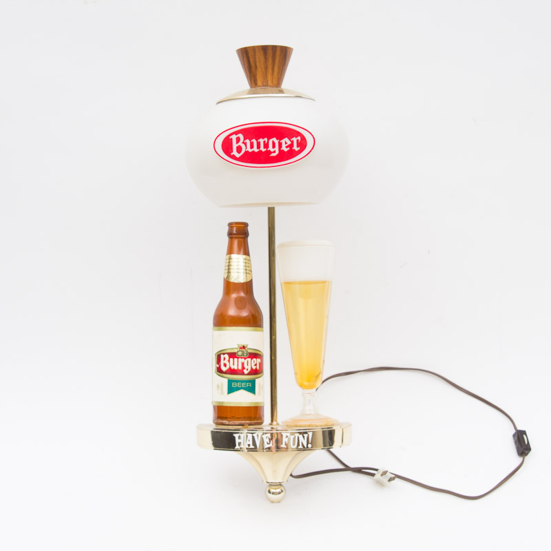 Vintage Burger Beer Sign Lamps and Decor