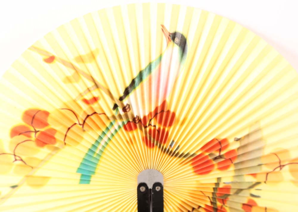 Group of Vintage Chinese Paper Folding Fans