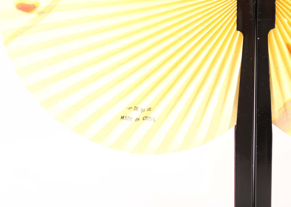 Group of Vintage Chinese Paper Folding Fans