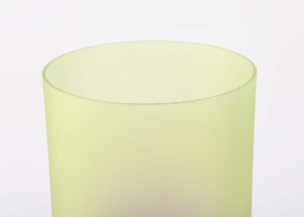 Large Hand Painted Glass Vase