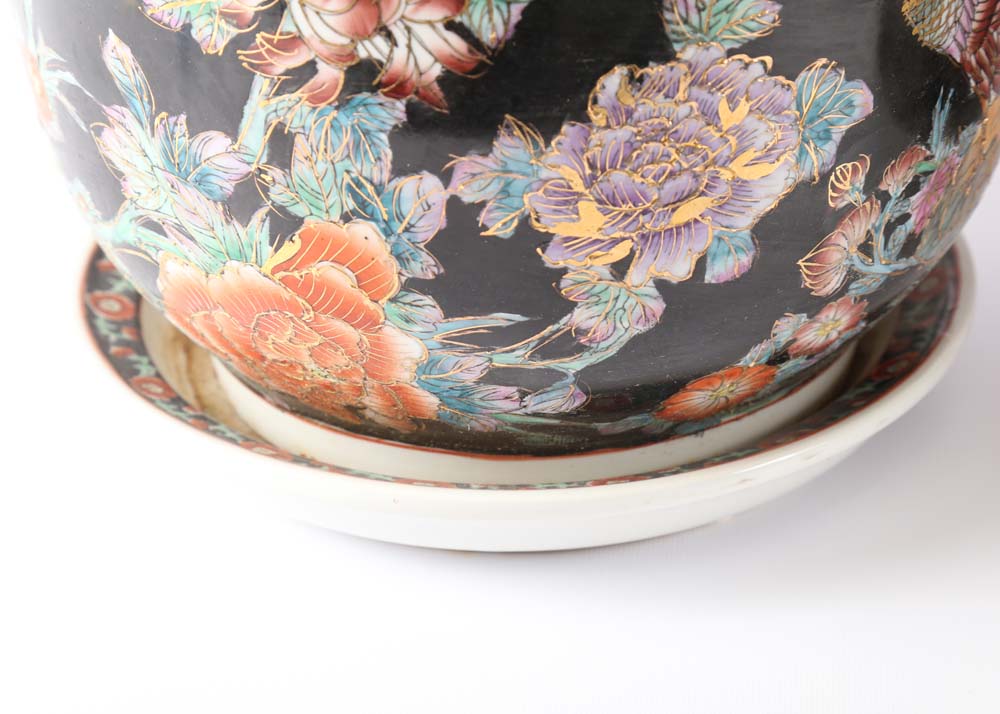 Pair of Chinese Ceramic Planters