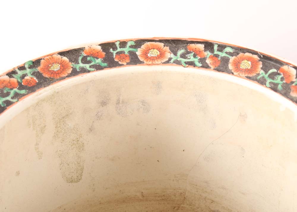 Pair of Chinese Ceramic Planters