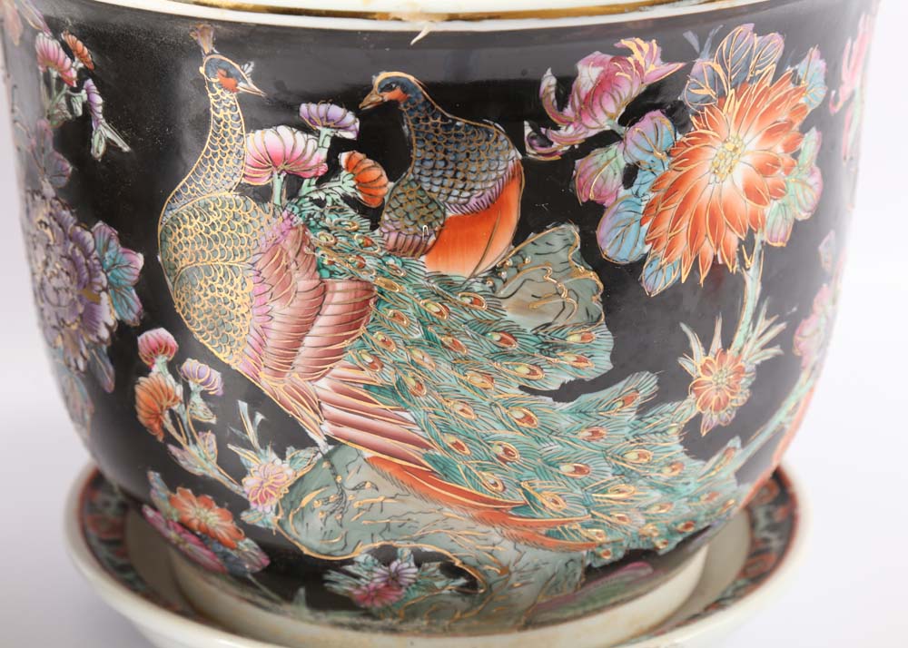 Pair of Chinese Ceramic Planters