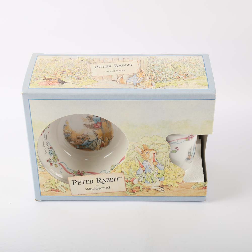 Two Place Settings of Wedgwood Peter Rabbit