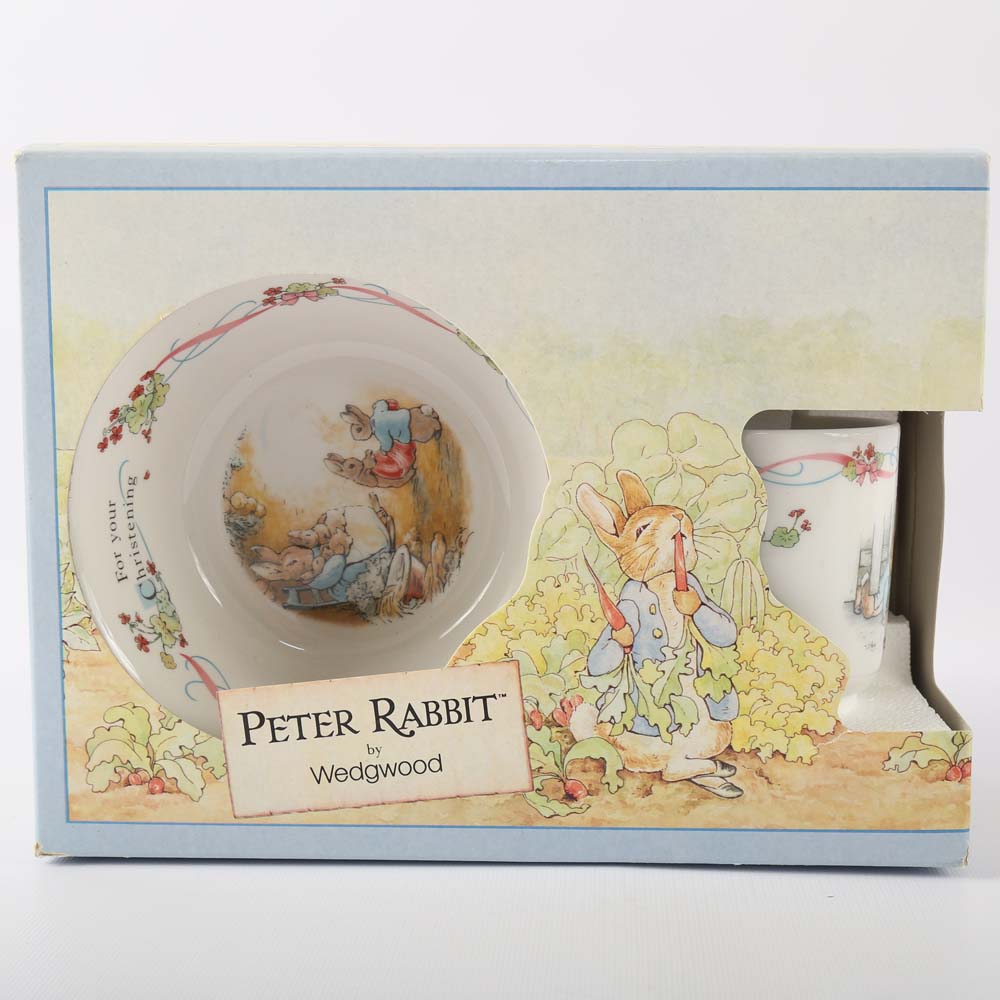 Two Place Settings of Wedgwood Peter Rabbit