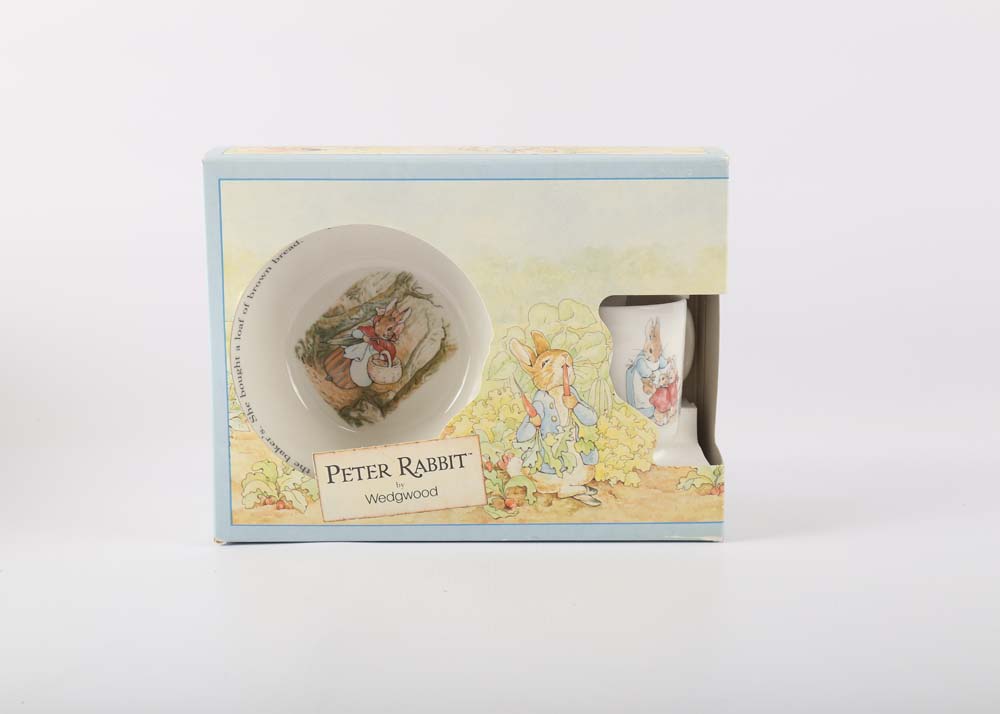 Two Place Settings of Wedgwood Peter Rabbit