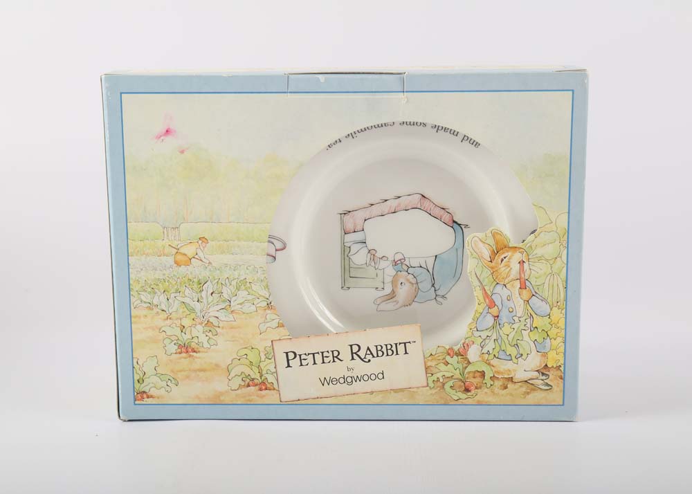 Two Place Settings of Wedgwood Peter Rabbit