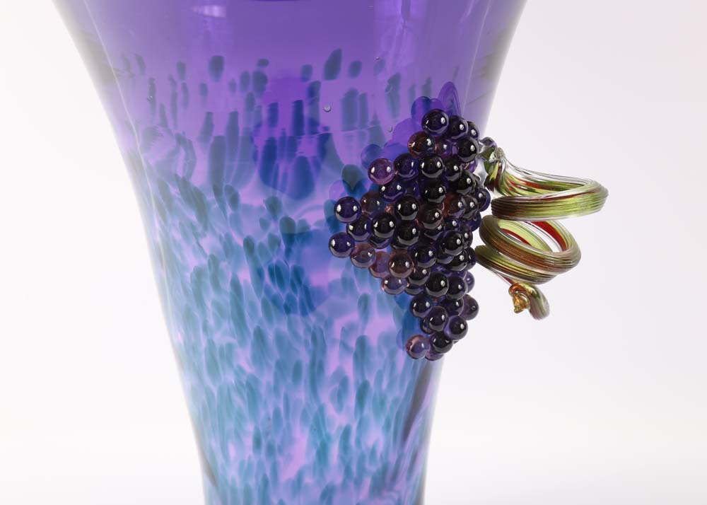 Large Art Glass Vase