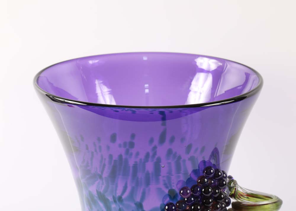 Large Art Glass Vase
