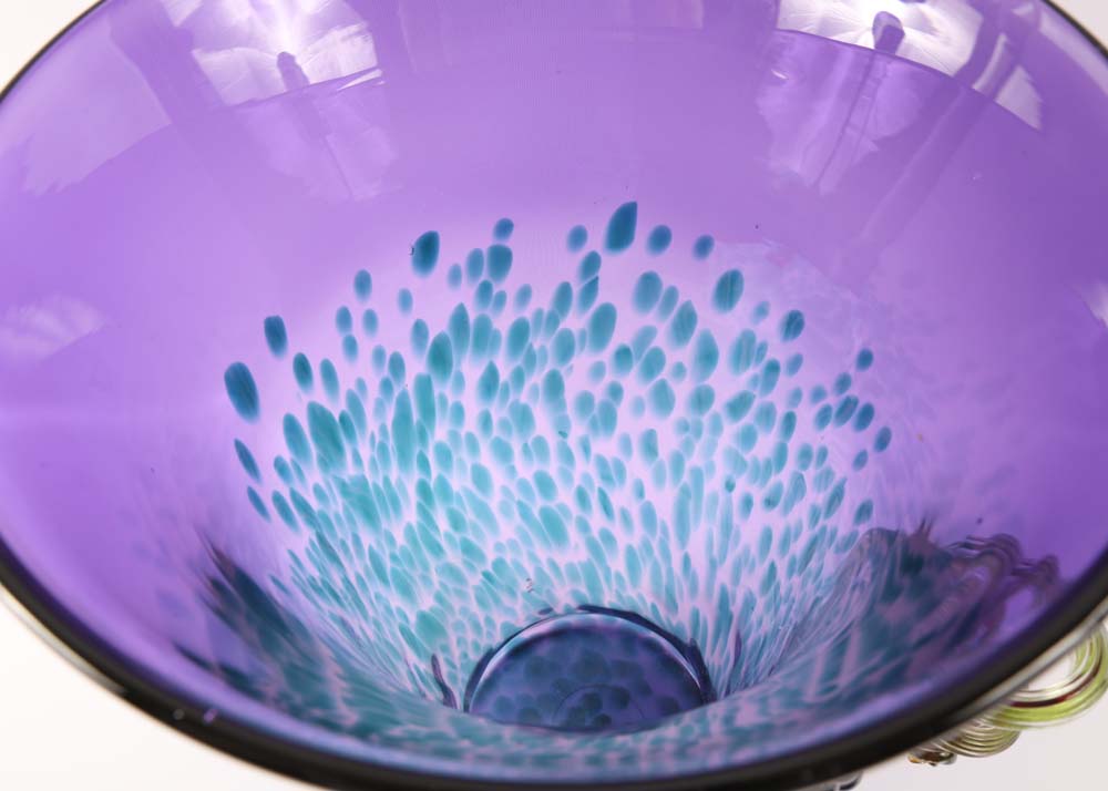 Large Art Glass Vase