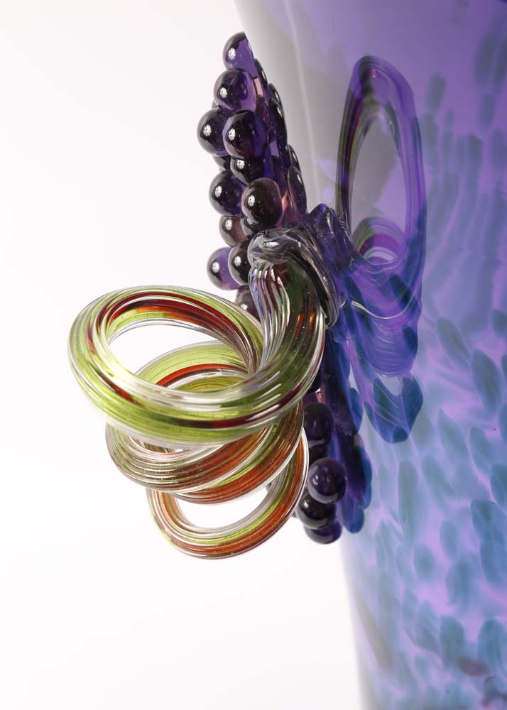 Large Art Glass Vase