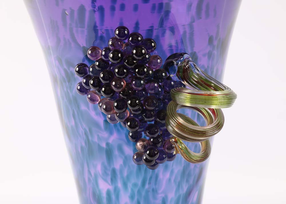 Large Art Glass Vase