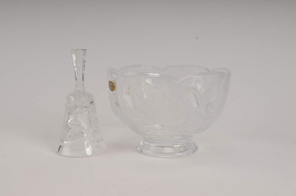 Crystal Bowl and Bell