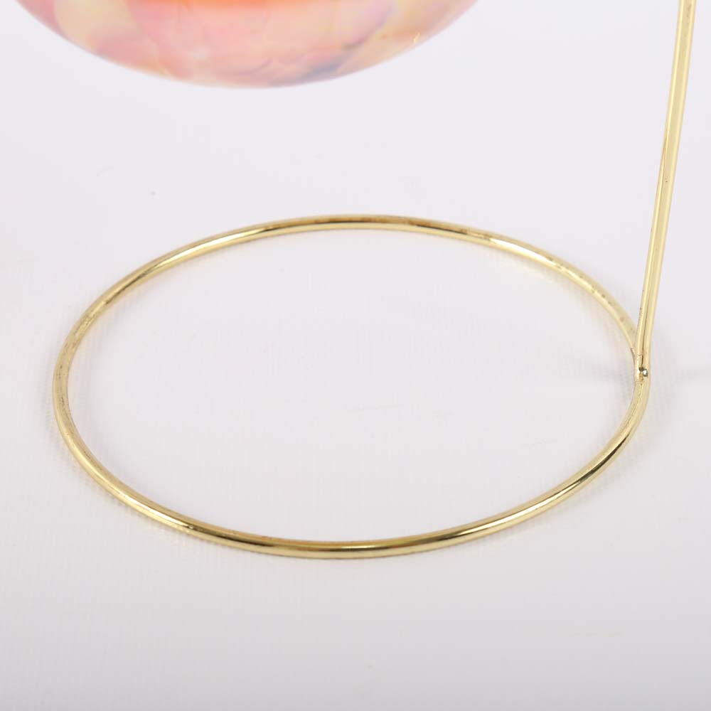 Pair of Handblown Christmas Ornaments on Stands