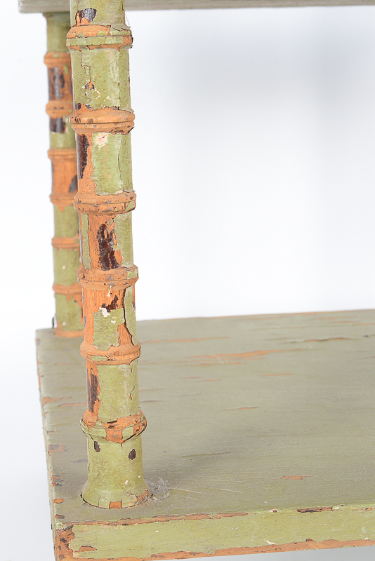 Antique Folk Art Spool Table