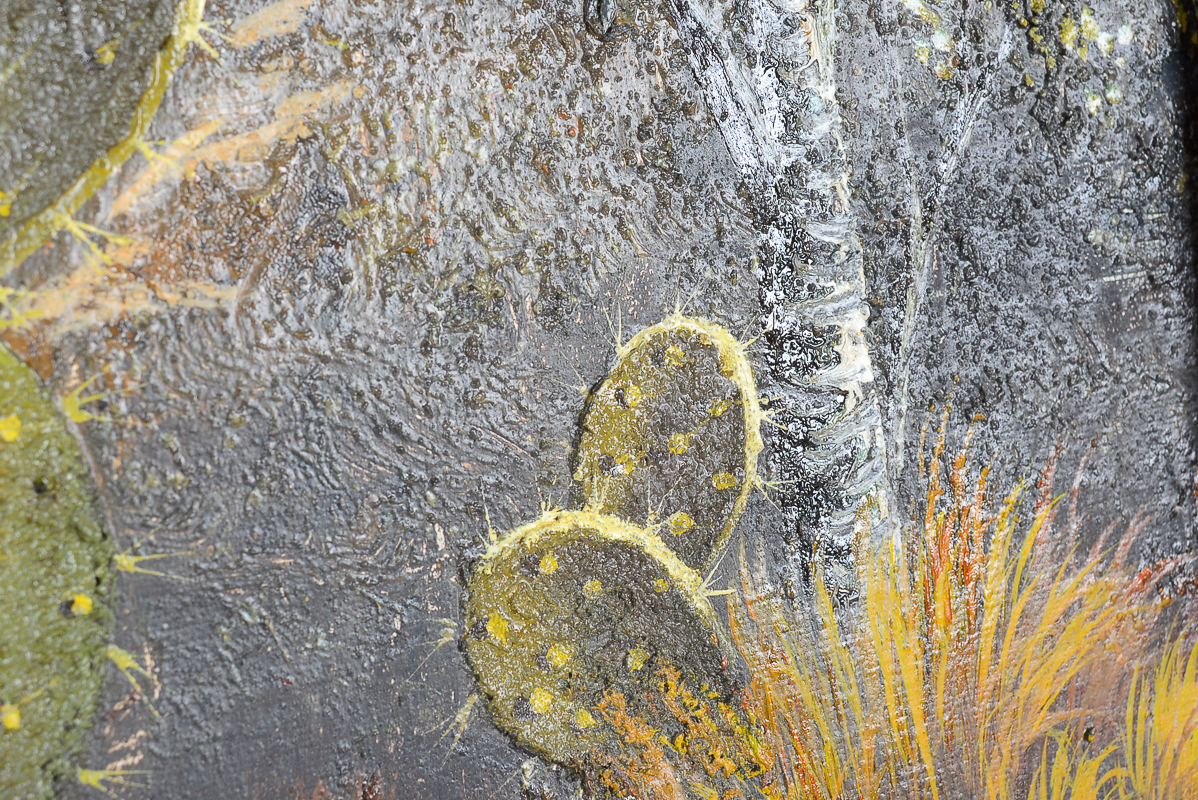 1970s Vintage Southwestern Oil Paintings by J. Mario