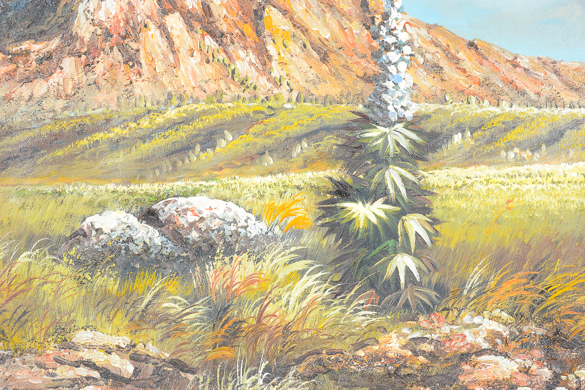 1970s Vintage Southwestern Oil Paintings by J. Mario