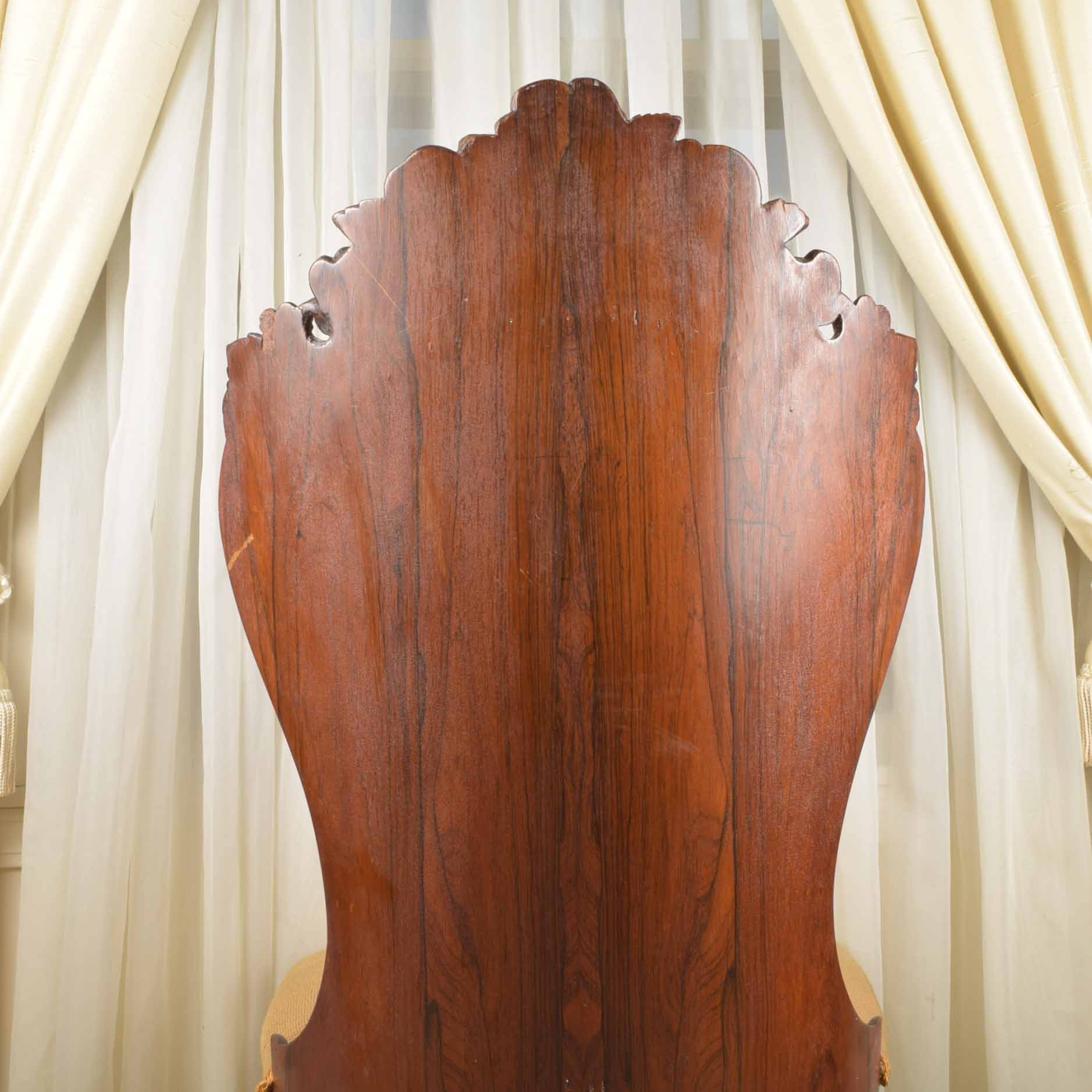 Victorian Rococo "Roselie" Rosewood Chair by John Henry Belter