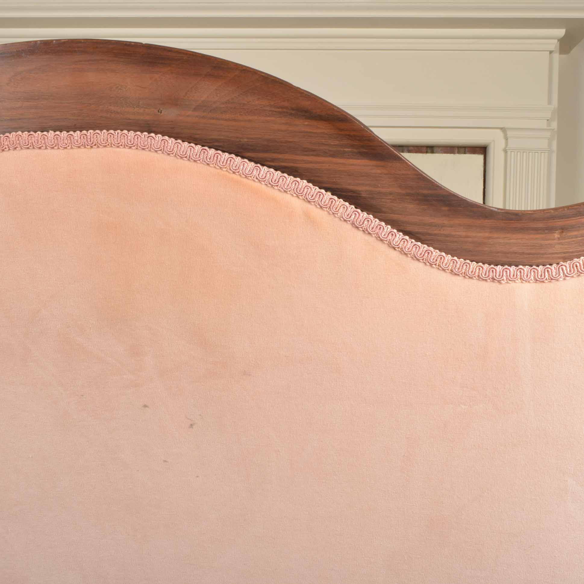 Victorian Rosewood Pleated Button Back Setee