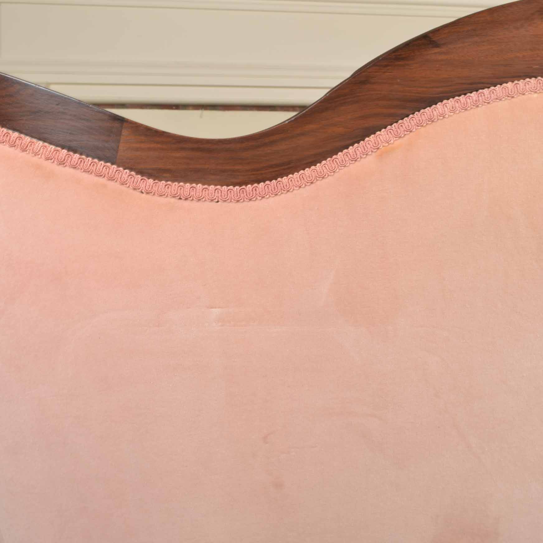 Victorian Rosewood Pleated Button Back Setee