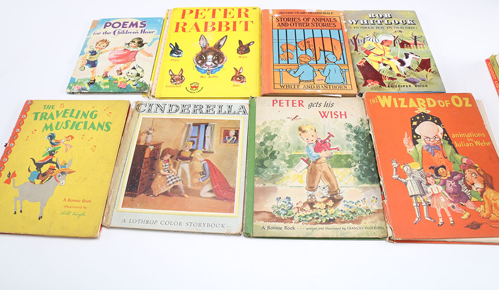 Variety of Vintage Children's Books