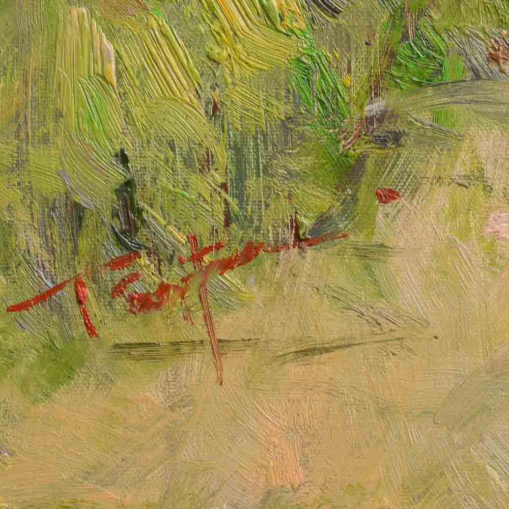 Original Oil on Canvas of Impressionistic portrait