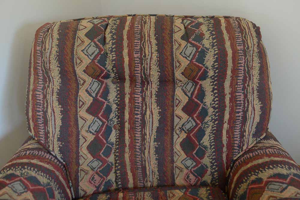 Arm Chair and Ottoman