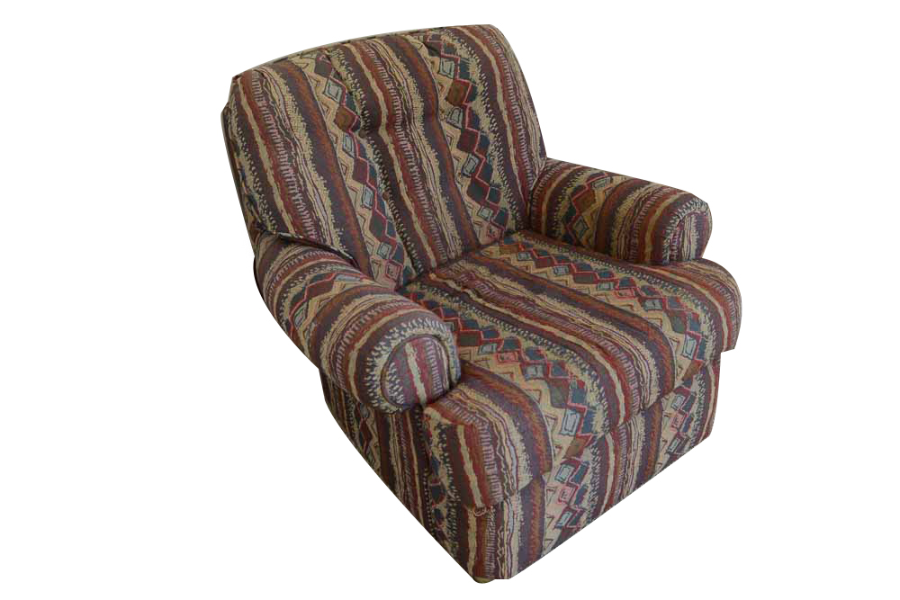 Arm Chair and Ottoman