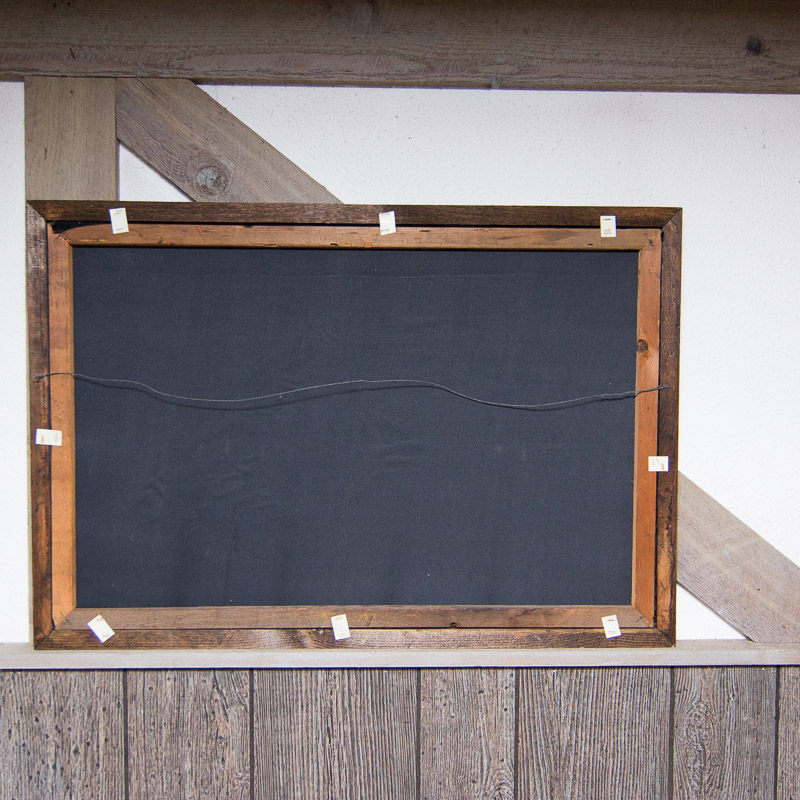 Vintage Velvet Horse Painting