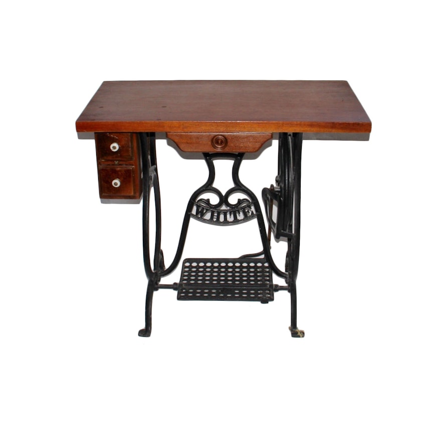 Singer Repurposed Sewing Table