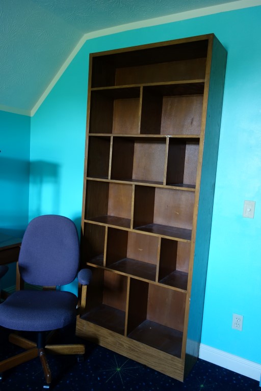 Bookcase, desk, side table and Other Pieces