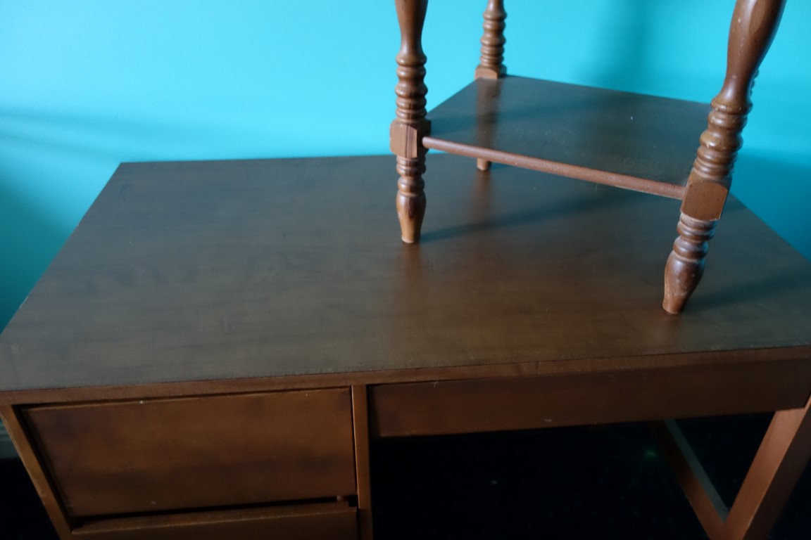 Bookcase, desk, side table and Other Pieces