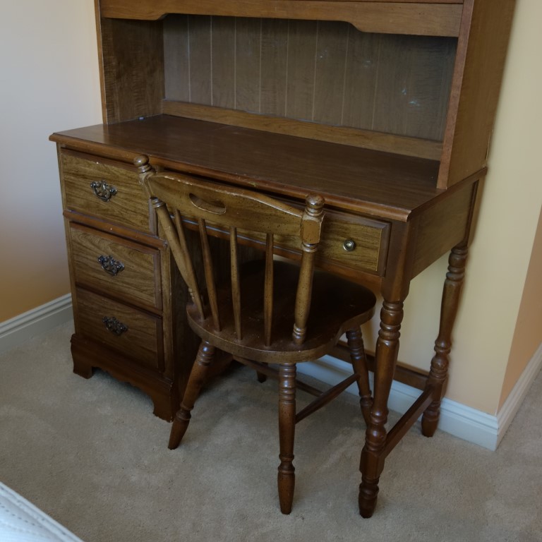Student Desk, Bookshelf and Chair