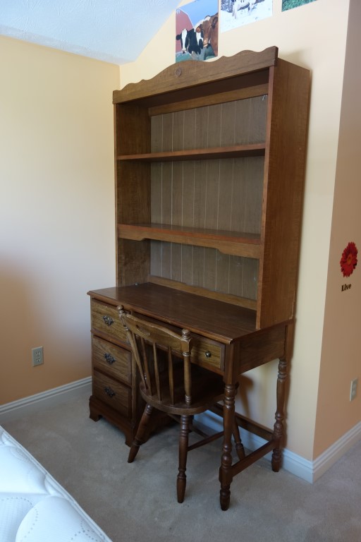 Student Desk, Bookshelf and Chair