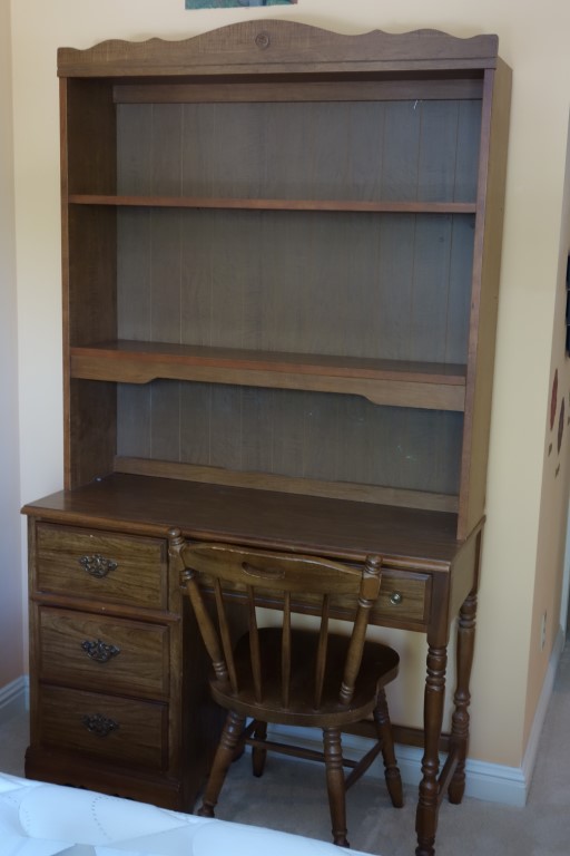 Student Desk, Bookshelf and Chair