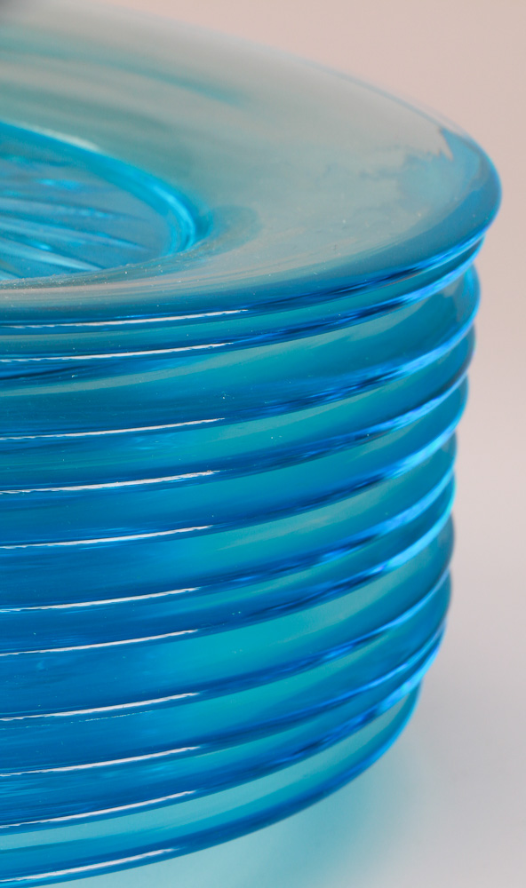 Collection of Blue Plates and Bowls