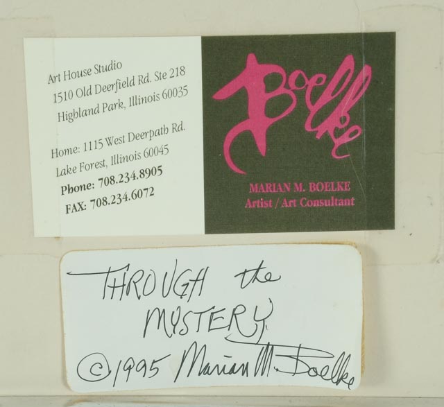 Marian Boelke Original Mixed Media "Through the Mystery"