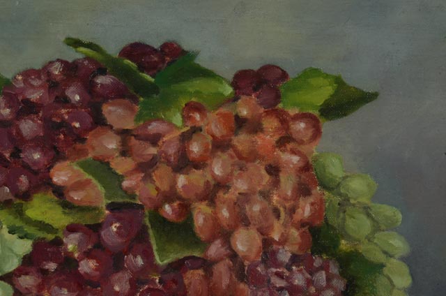 Elizabeth Albrecht Vintage Oil on Canvasboard Still Life