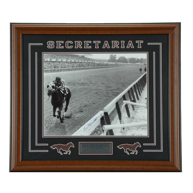 Ron Turcotte Autographed Photograph of Secretariat