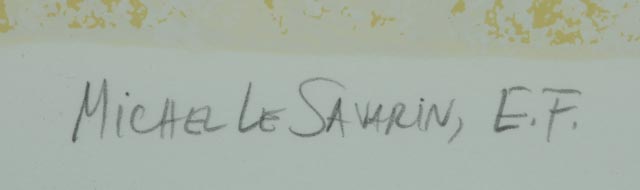 Michel Le Savarin Artist's Proof Serigraph