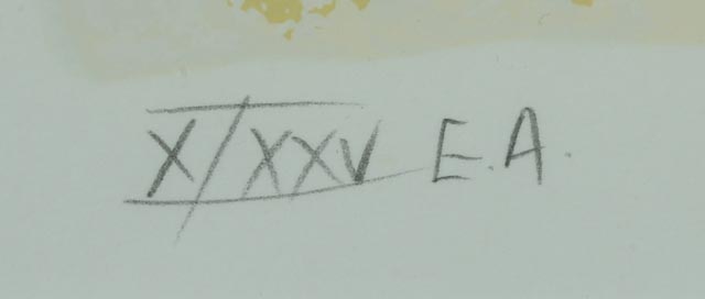 Michel Le Savarin Artist's Proof Serigraph