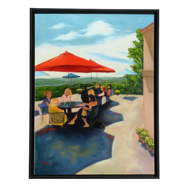 Dodie Loewe Original Oil on Canvas "The View"