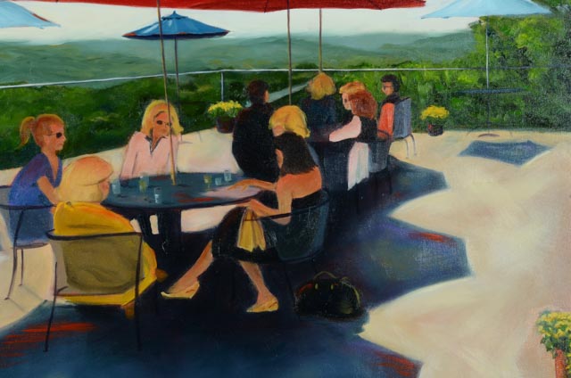 Dodie Loewe Original Oil on Canvas "The View"