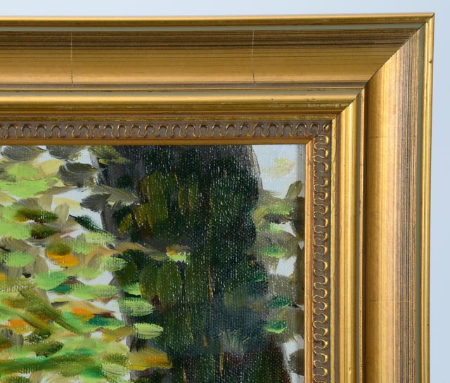 Hubert Collet Original Oil on Canvas "En Bouogne, France"