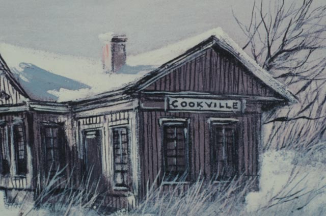 Robert Fabe Signed Offset Lithograph "Old Station"