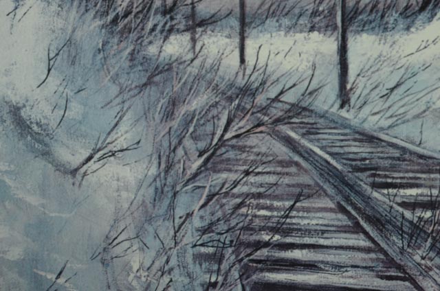 Robert Fabe Signed Offset Lithograph "Old Station"