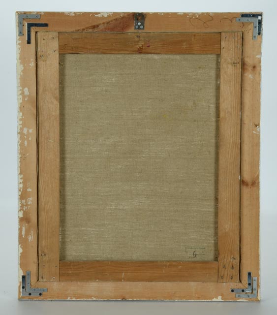 D. Vogtman Vintage Oil on Canvas Floral Still Life